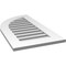 Ekena Millwork Quarter Round Top Left Surface Mount PVC Gable Vent w/ 3-1/2"W x 1"P Standard Frame, 18"W x 34"H GVPQL18X3401SF - alternate 4